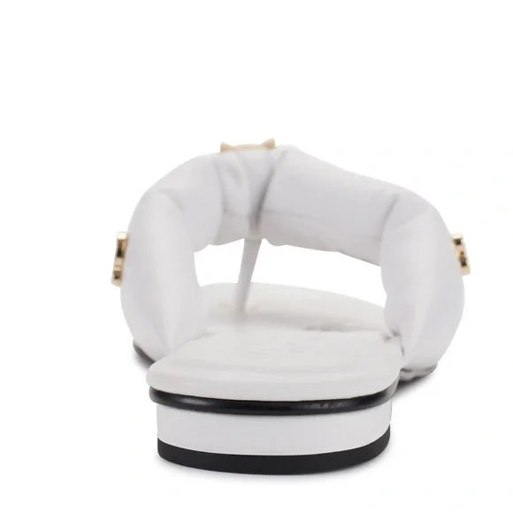KARL LAGERFELD Women's Cristi Bow Slide Sandals - Cushioned Insole Flat Sandals - View #10